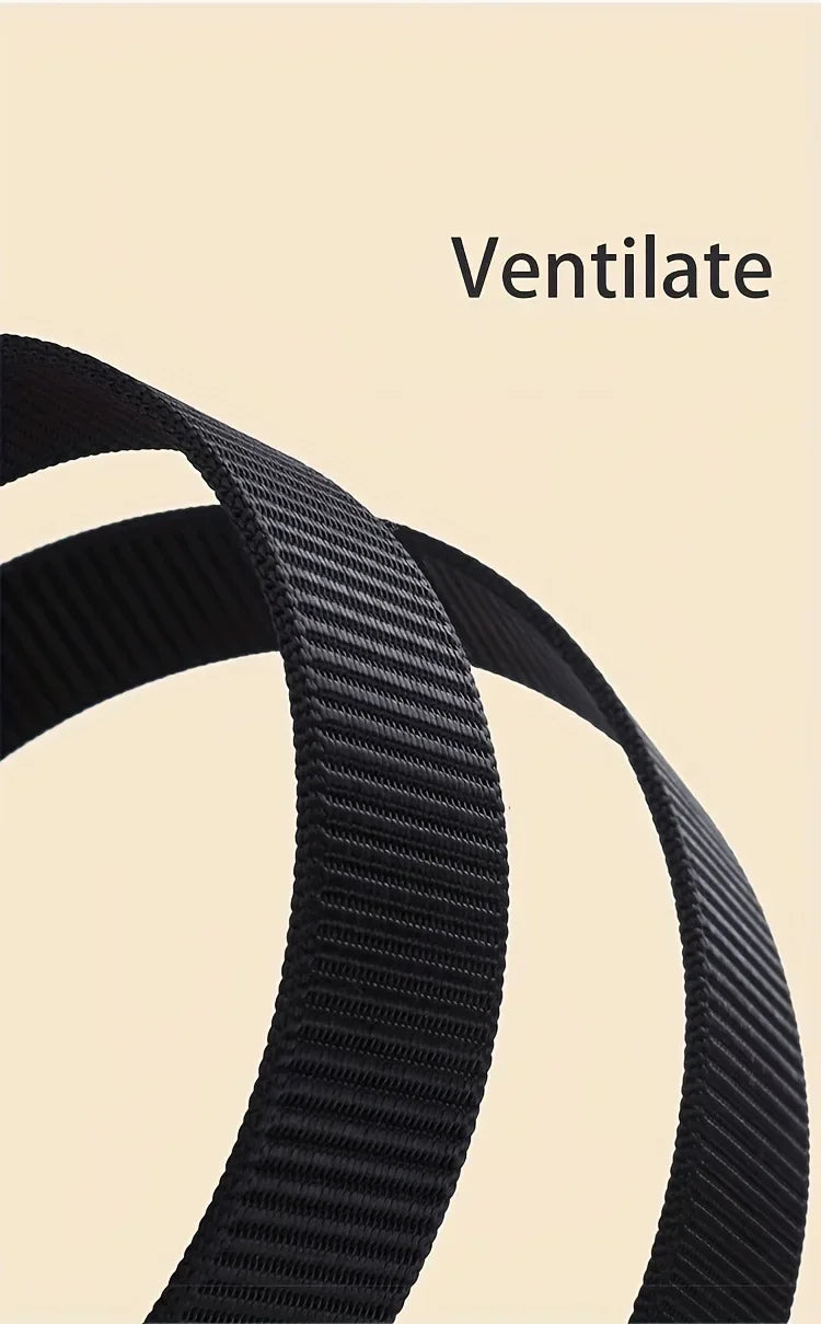 Tactical Canvas Belt with Automatic Buckle
