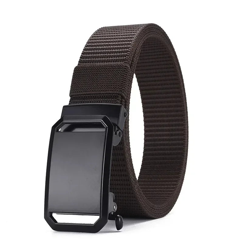 Tactical Canvas Belt with Automatic Buckle