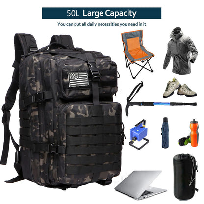 Tactical Outdoor Backpack – 25L / 50L