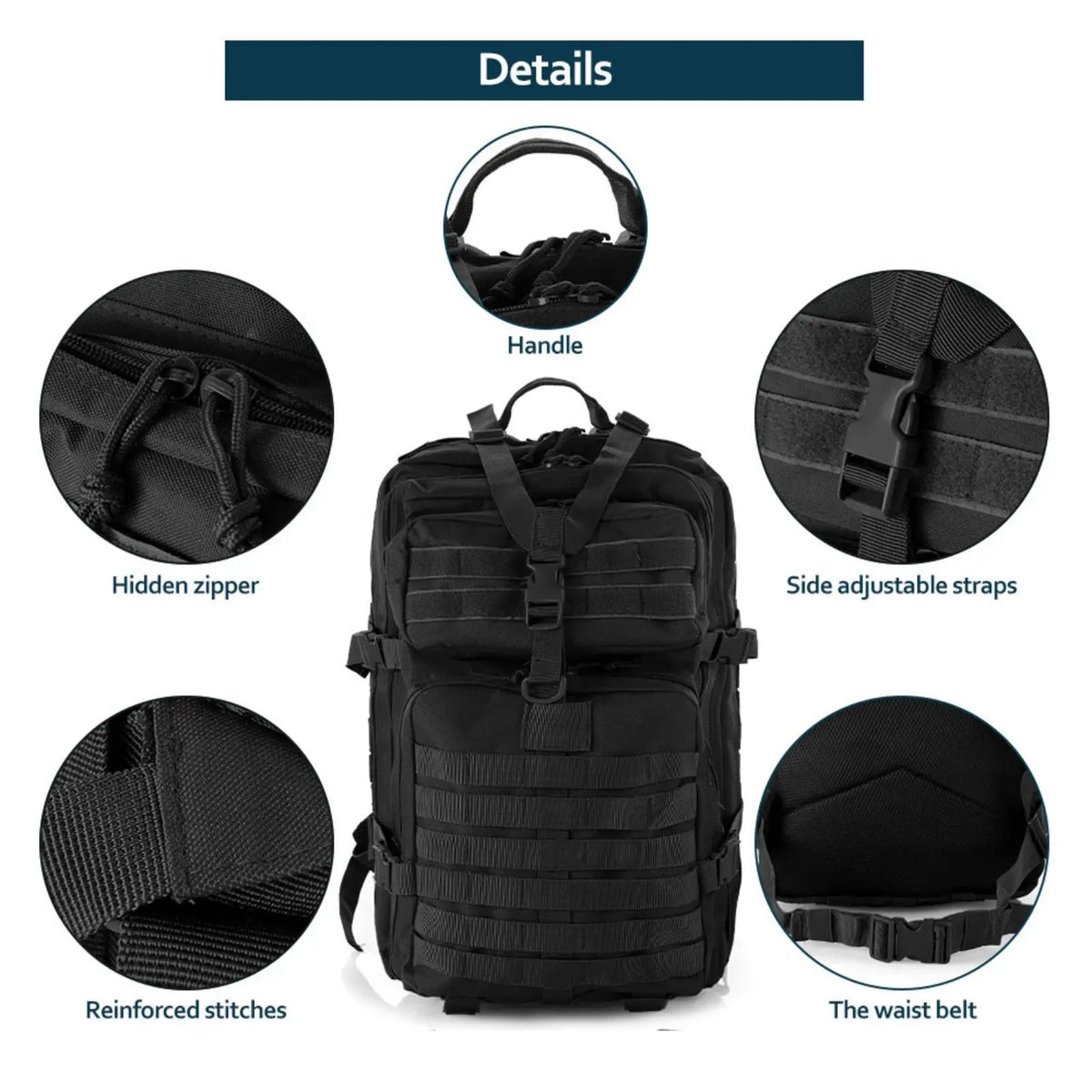 Tactical Outdoor Backpack – 25L / 50L