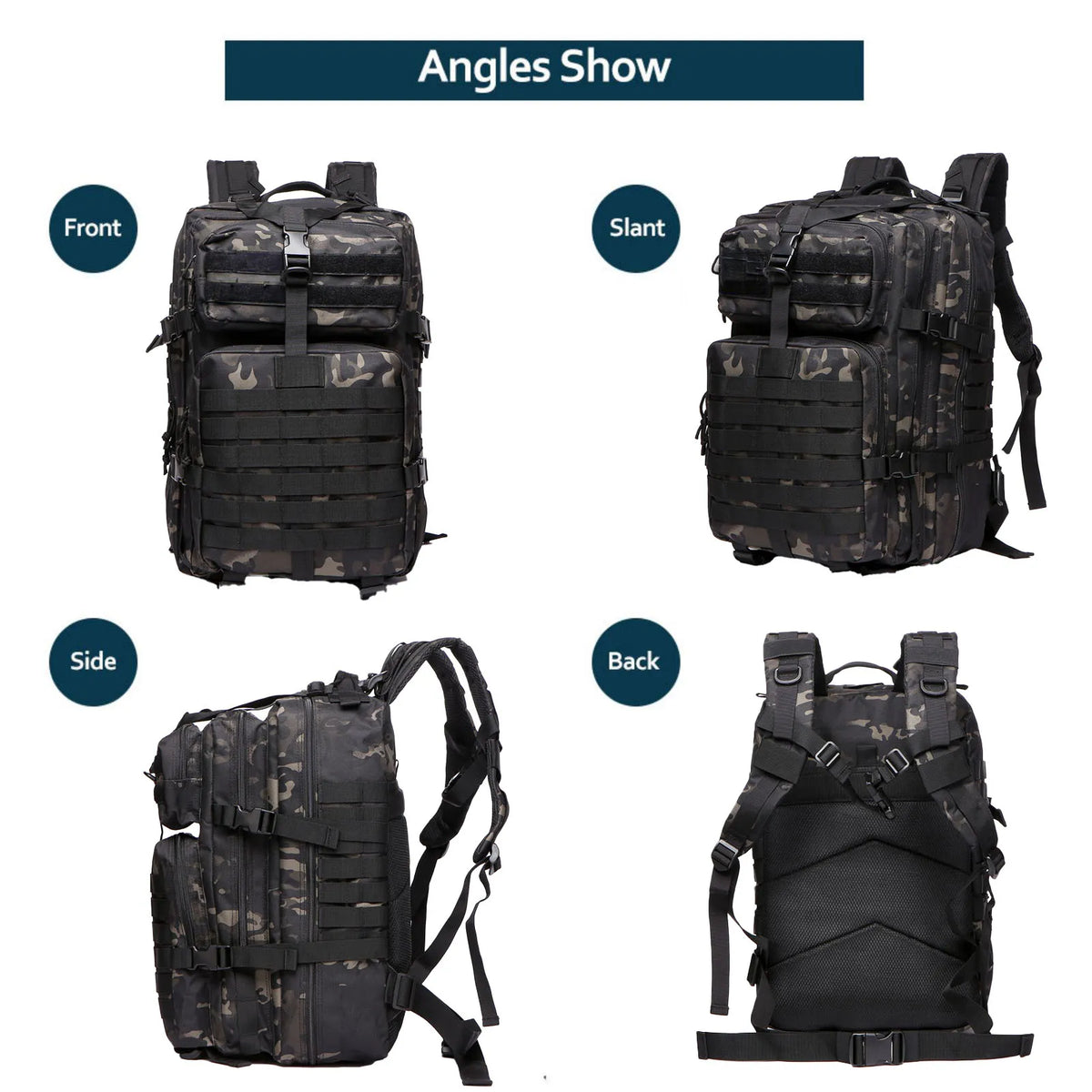 Tactical Outdoor Backpack – 25L / 50L