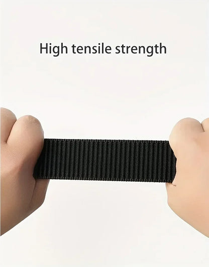 Tactical Canvas Belt with Automatic Buckle