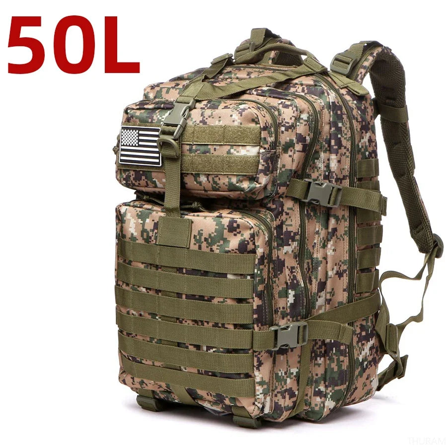Tactical Outdoor Backpack – 25L / 50L